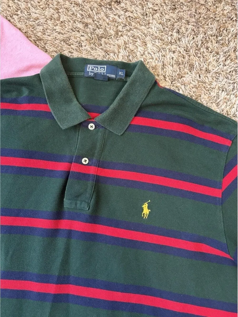 Lot of 2 - Polo Ralph Lauren Men’s Size XL Polo Shirts Cotton Short Sleeve Pony